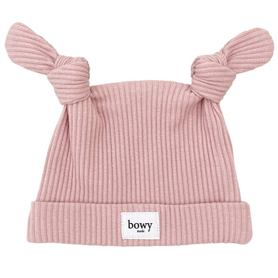 Double Knot Beanie - Dusty Pink