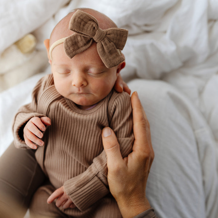 Baby Onesie - Chocolate – Bowy Made