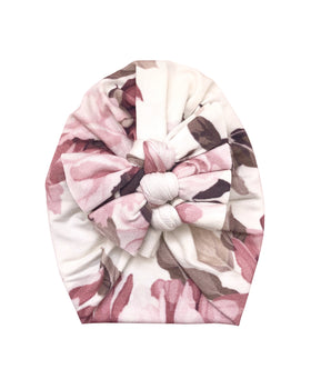 Bowy Baby Turban - Iris