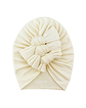 Bowy Baby Turban - Lemon