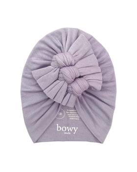Bowy Baby Turban - Lilac