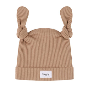 Double Knot Beanie - Chocolate