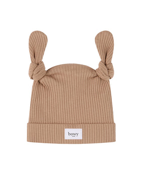Double Knot Beanie - Chocolate