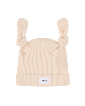 Double Knot Beanie - Cream