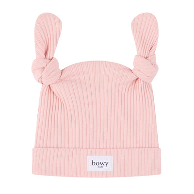 Double Knot Beanie - Dusty Pink