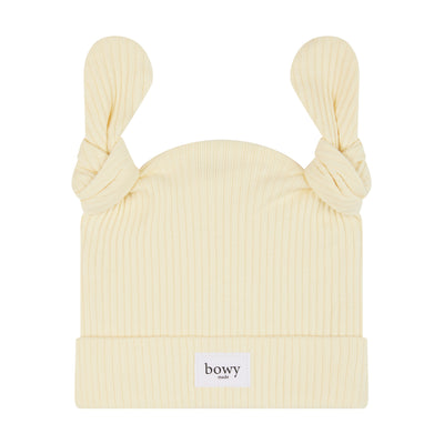 Double Knot Beanie - Lemon