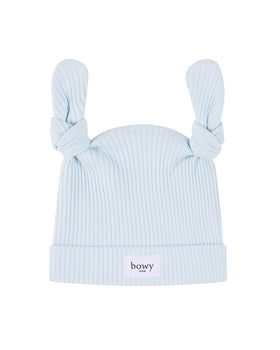Double Knot Beanie - Powder Blue