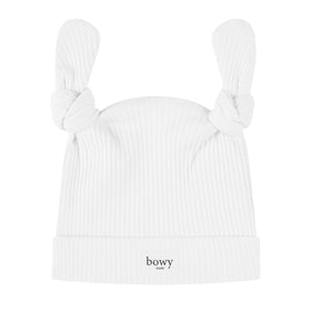 Double Knot Beanie - White