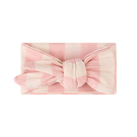 Baby Headband - Pink Musk Stripe