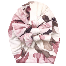 Bowy Baby Turban - Iris