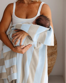 Knit Blanket - Tallow