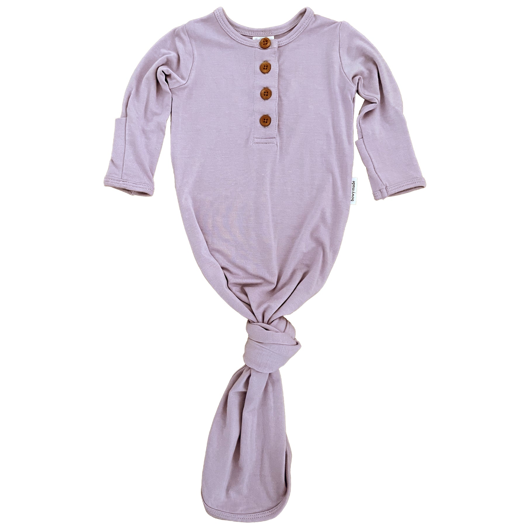 Baby Knotted Gown Lilac Bowy Made Bowy Made