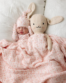 Muslin Bubble Blanket - Bloom