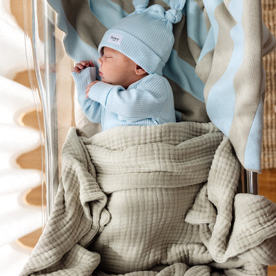Muslin Bubble Blanket - Clover