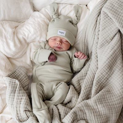 Muslin Bubble Blanket - Clover