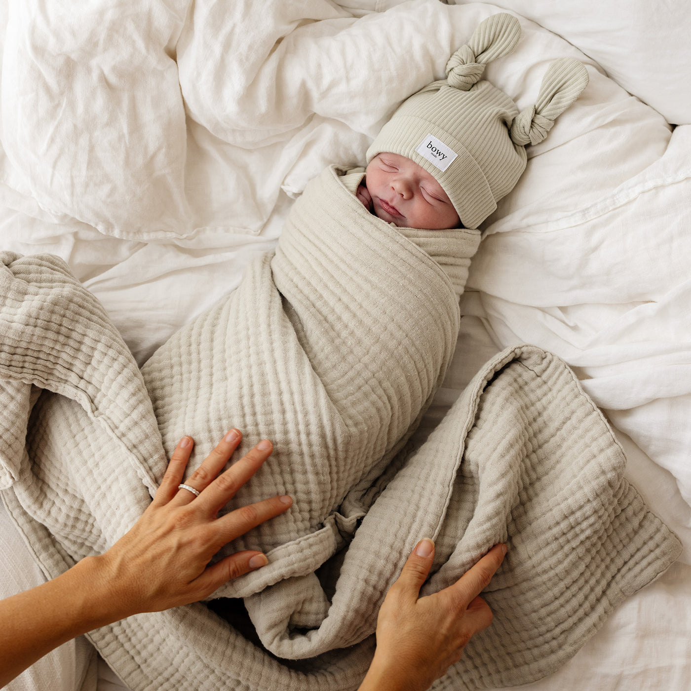 Muslin Bubble Blanket - Clover