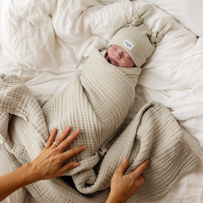 Muslin Bubble Blanket - Clover