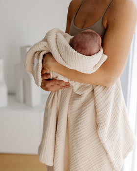 Muslin Bubble Blanket - Cream