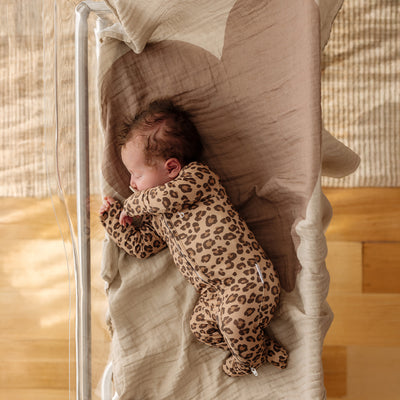 Muslin Swaddle - Chocolate Heart