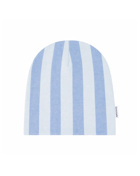 Bowy Slouch Beanie - Blue Jay Stripe