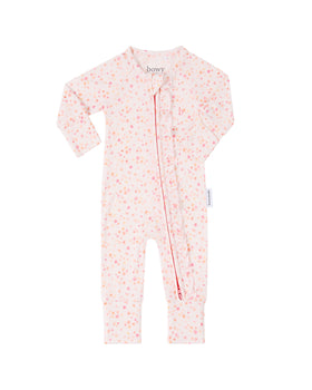 SoftLuv Frill Onesie - Bloom