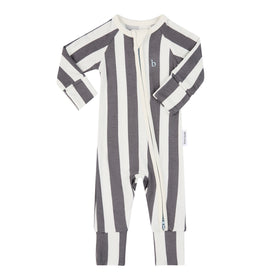 SoftLuv Onesie - Slate Stripe
