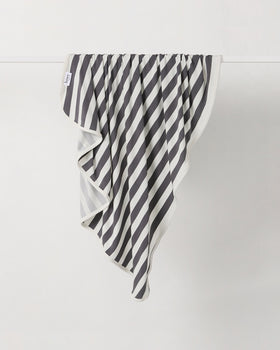Baby Swaddle - Slate Stripe