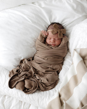 Baby Swaddle - Chocolate