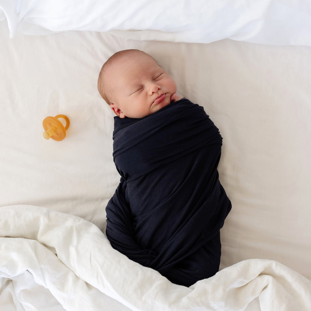 Navy swaddle sale