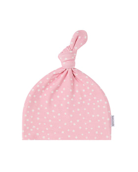 Top Knot Beanie - Dotty