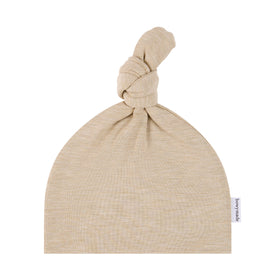 Top Knot Beanie - Stone