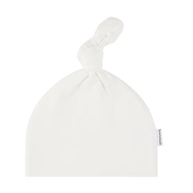 Top Knot Beanie - Vanilla