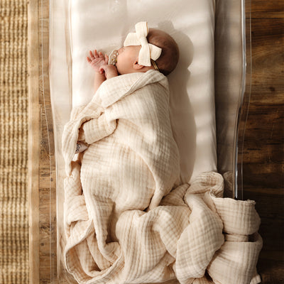 Baby Bow Headband 2pc - Cedar & Oat