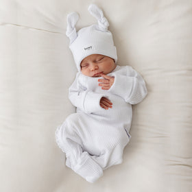 Baby Frill Onesie - White