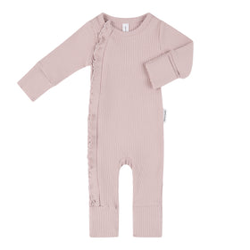 Baby Frill Onesie - Rose