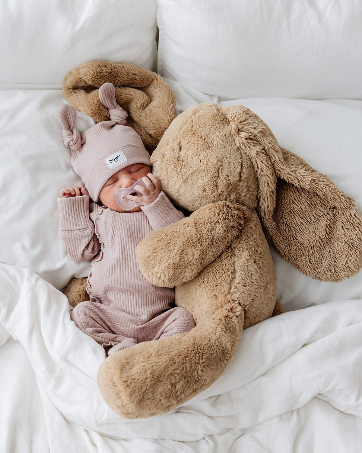 Baby Frill Onesie - Rose – Bowy Made
