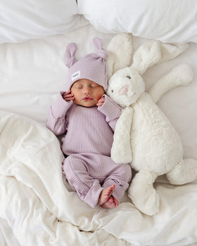 Baby Frill Onesie - Lilac