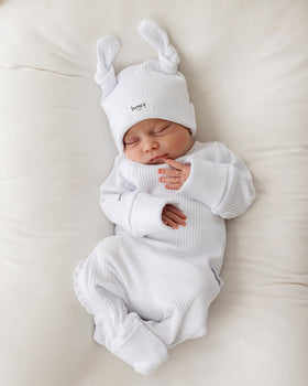 Baby Frill Onesie - White