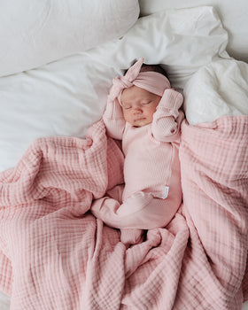 Baby Onesie - Dusty Pink