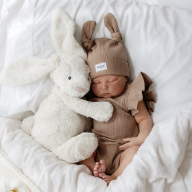 Baby Summer Frill Onesie - Chocolate