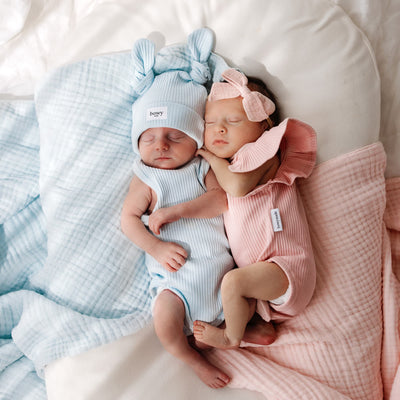 Baby Summer Onesie - Powder Blue
