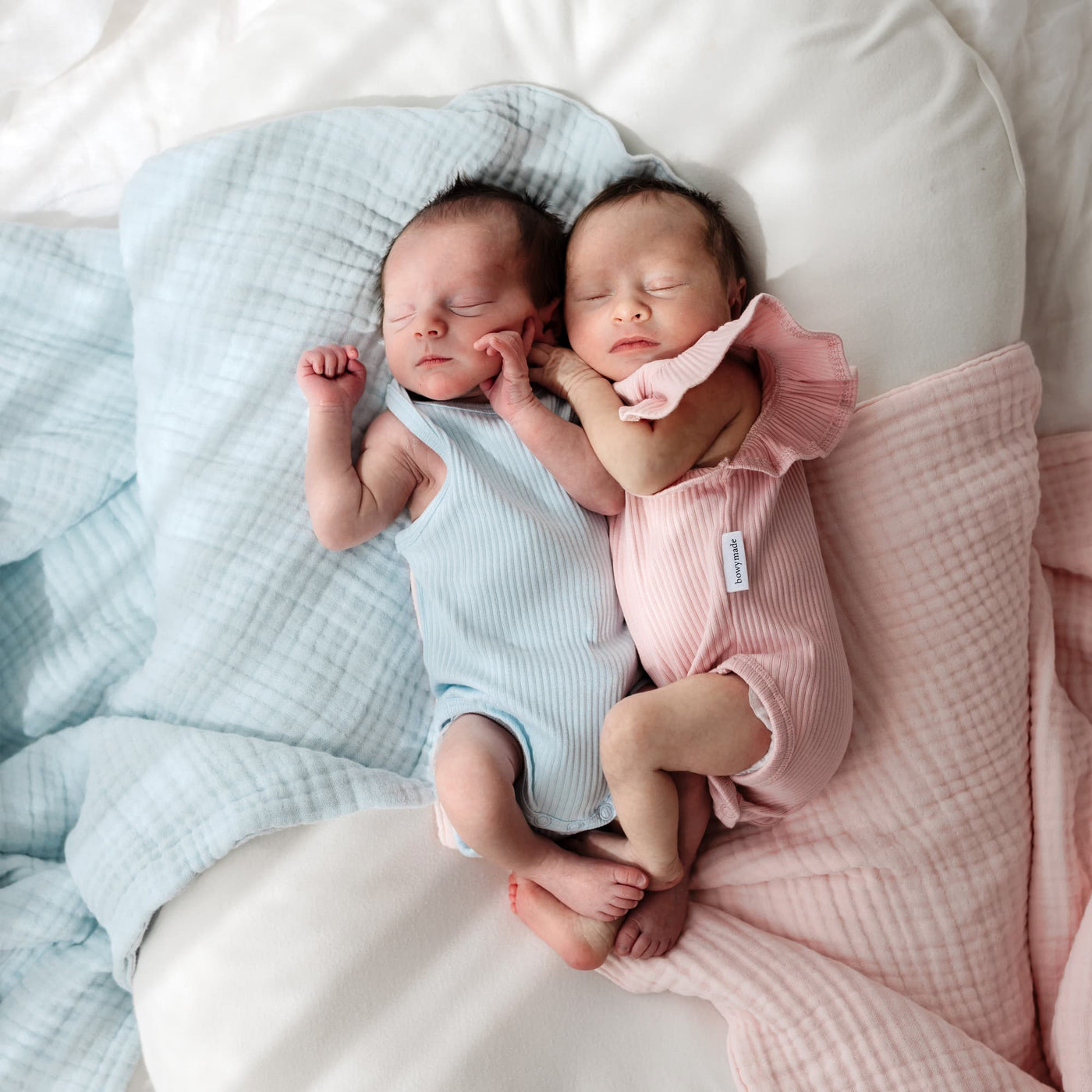 Baby Summer Onesie - Powder Blue