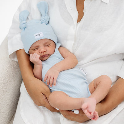 Baby Summer Onesie - Powder Blue
