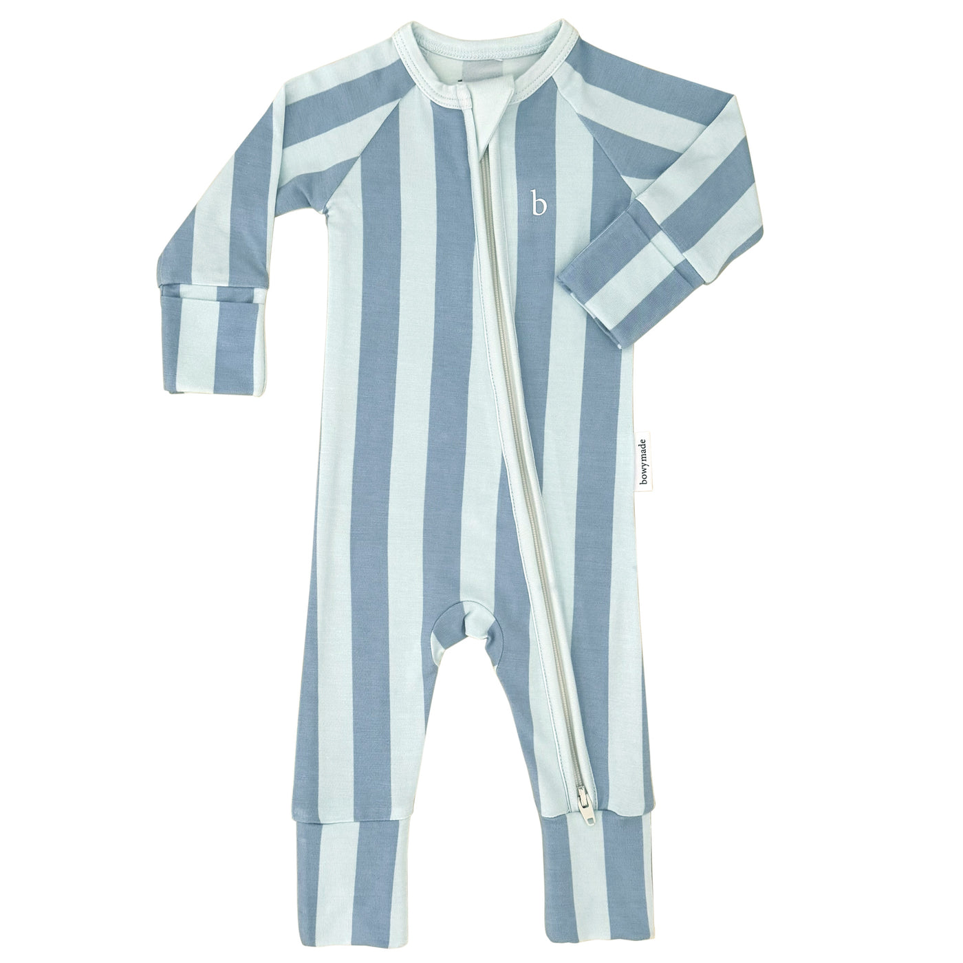 SoftLuv Onesie - Blue Jay Stripe