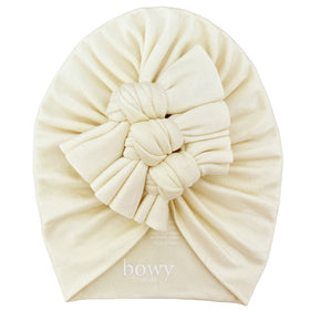 Bowy Baby Turban - Lemon