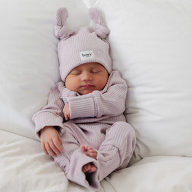 Double Knot Beanie - Lilac