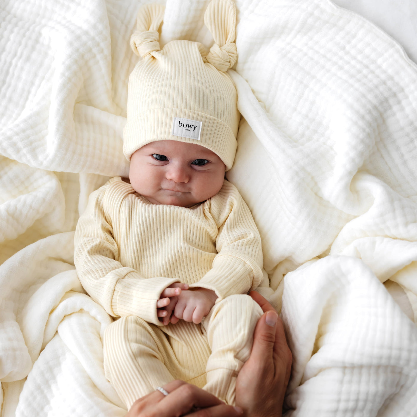 Double Knot Beanie - Lemon