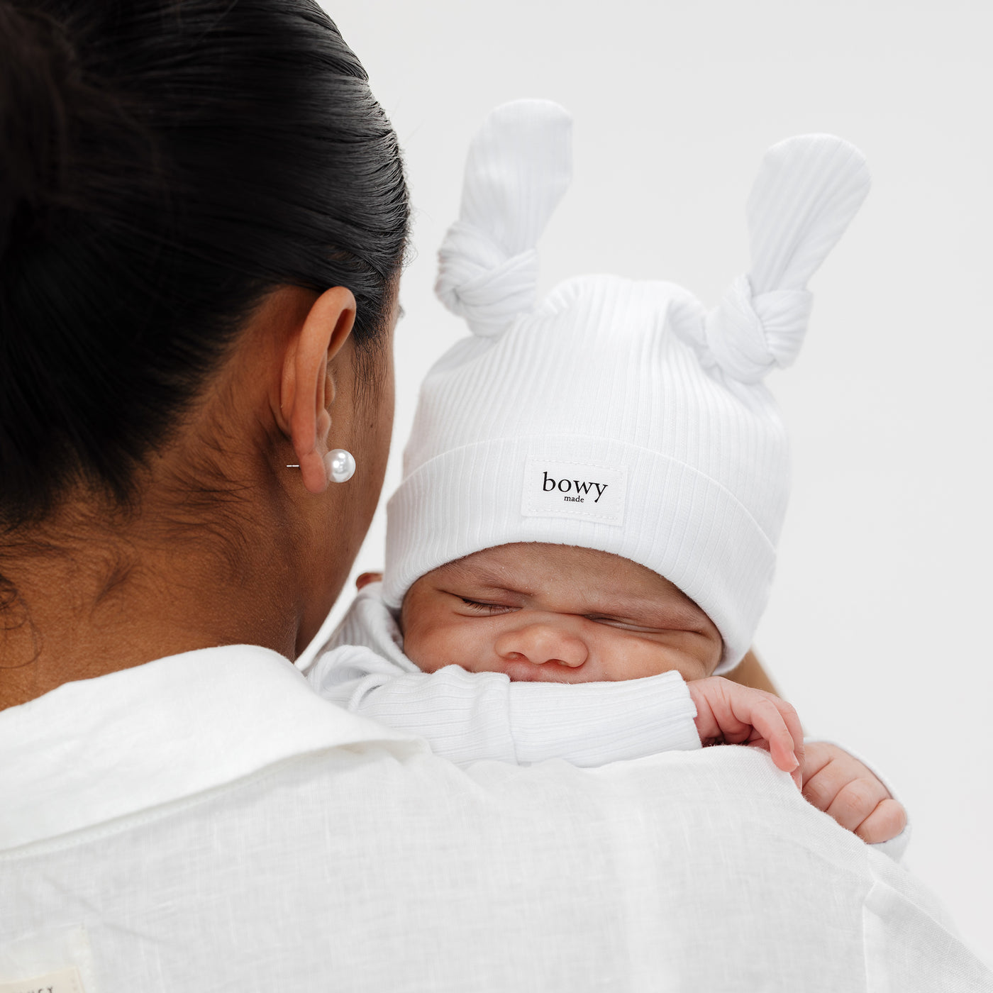 Double Knot Beanie - White