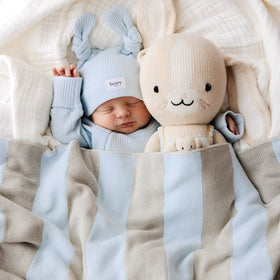 Knit Blanket - Tallow