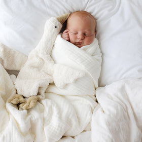 Muslin Bubble Blanket - Vanilla